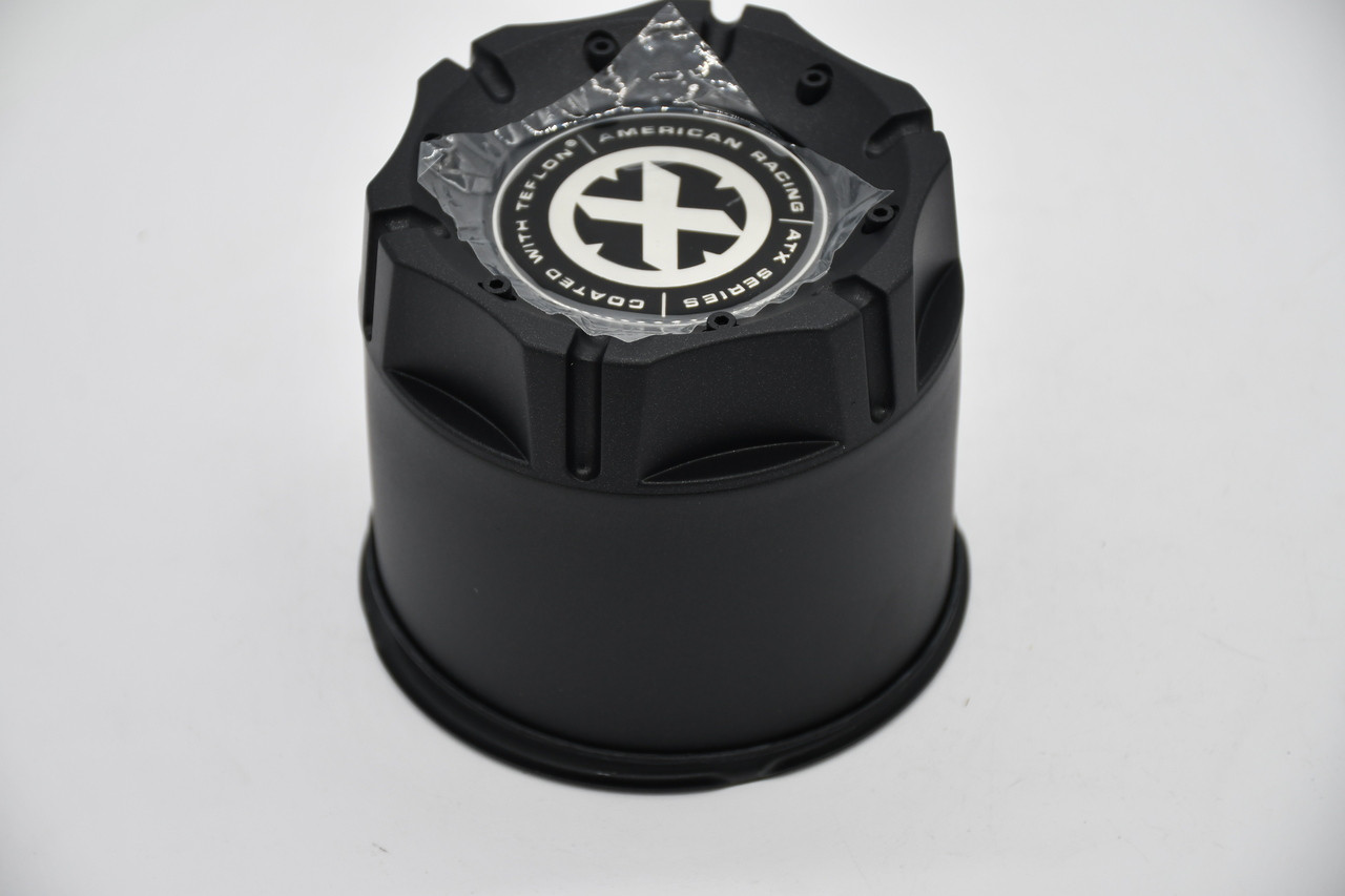 American Racing Satin Black Chrome Logo Wheel Center Cap Hub Cap 1425006918 4.5"